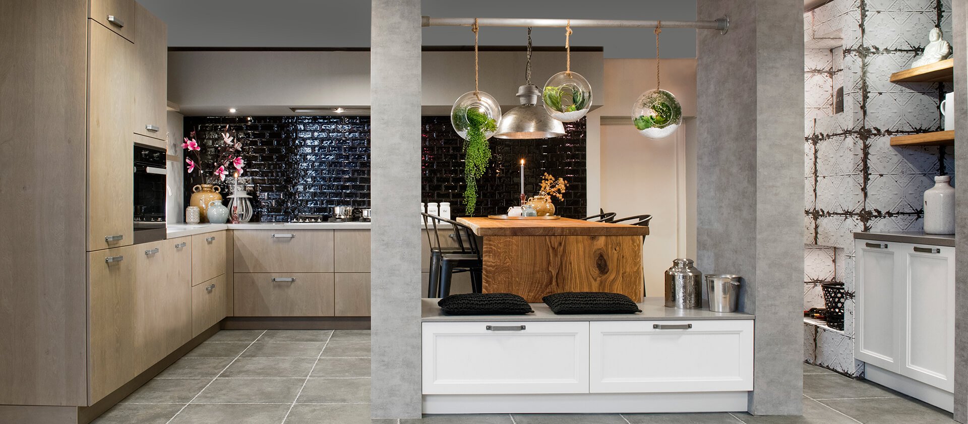 Grijs keukendesign - Keukencentrum Vosseling